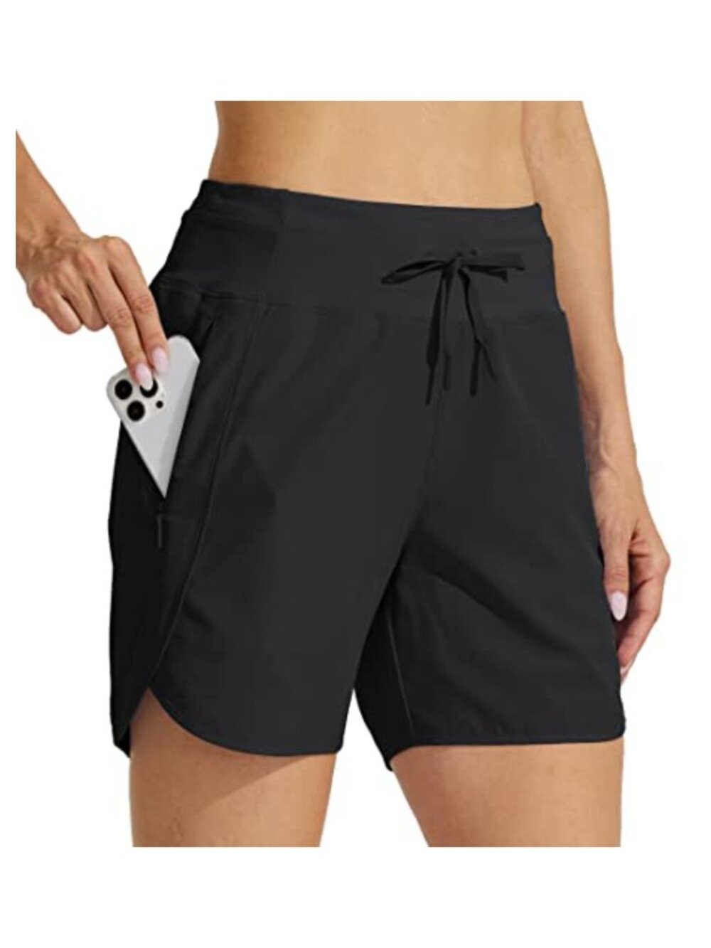 Women's 5" Athletic Running Shorts Quick Dry High Waisted Workout Hiking Gym